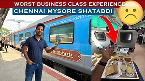 MOST EXPENSIVE BUSINESS CLASS OF TRAIN IN INDIA AUBHUTI CLASS - 12007 Mysore SHATABDI journey Download Wego app : https://wegotravel.onelink.me/cYro/bb... | Indian railways fan club by-satya