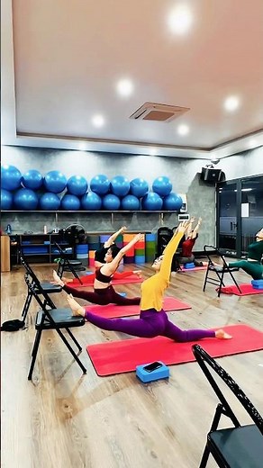 Hip Opening With Chair Yoga.