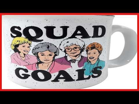Celebrate Friendship with the Official Golden Girls Squad Goals Camper Mug
