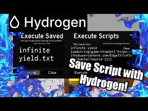 TUTORIAL HOW TO SAVE SCRIPT ON HYDROGEN AND FLUXUS WITH SCRIPT!
