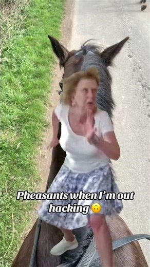Especially if I’m on a young horse 😅