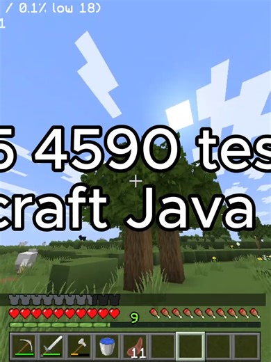 tes java di PC kentang #minecraft #pc