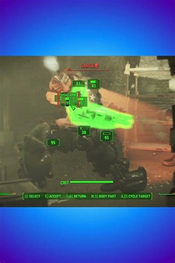 I Listened To Your Advice Trying To Defeat Sentry Bot | Fallout 4 #shorts #short #fallout4 #fallout