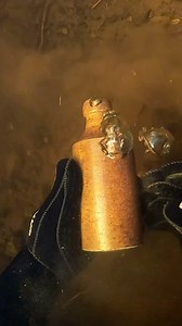 It’s pretty hard to contain my excitement when finding something old underwater. Most of the time it’s garbage so when I see something like this late 1800s ginger beer stoneware bottle, it’s a really great feeling. | Saltwater Sean