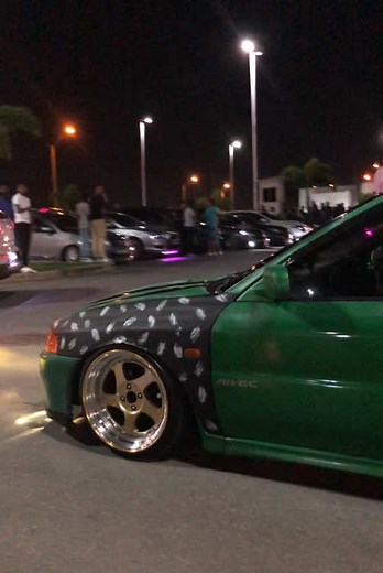 Mitsubishi Lancer Drop Low Car Meet Highlights