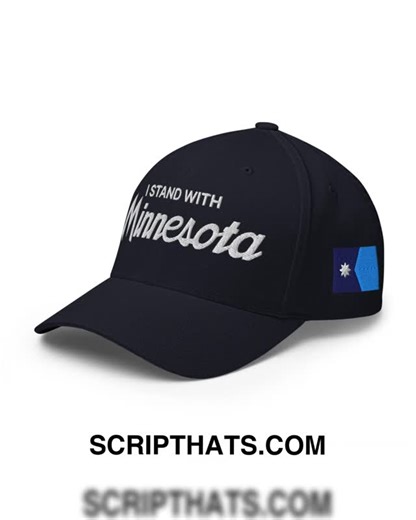 Script Hats on Instagram: "Ready to show your Minnesota pride? 🇺🇸✨ Our I Stand With Minnesota embroidered baseball hat combines comfort with style, making it the perfect accessory for any casual outing! 🎉 Crafted with a stretchy fit, this cap ensures all-day comfort while boasting a bold state flag design that speaks volumes about your love for Minnesota. Whether you're at the game, hitting the trails, or just enjoying a day out, this hat is your new go-to! 🧢🌲 Don't miss out—grab yours now 