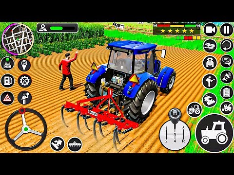 Modern Tractor Farming Driving Simulator 3D - New Tractor Games - Android Gameplay