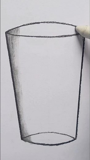 How to draw a glass drawing #GlassDrawing #DrawingShorts #ArtShorts