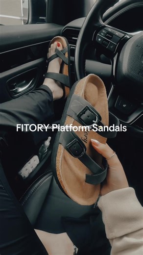 I can’t get over these and how comfortable they are 🫶 @FITORY #fitory #fitoryshoes #sandals #summersandals #summerstyle