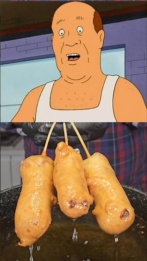 Boomhauer's Dang Ol' Delicious Deep Fried Bananas!🍌🍫 #kingofthehill #deepfried #chocolatebar