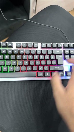 C18 Mechanical Feel RGB Keyboard ⌨️🔥 | Budget Gaming Keyboard Review#keyboard #techreview #RMG