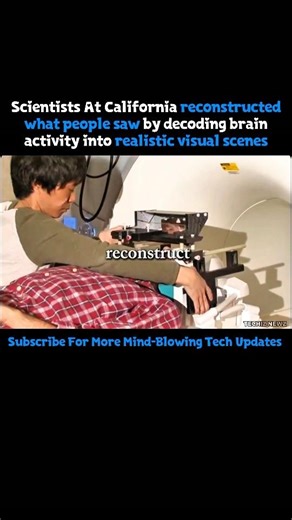 Scientists Reconstructing Real Tome Visuals From Brain Activity 🔥 #visualsfrombrain #reconstruct