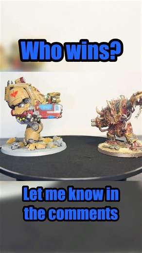 Hellbrute vs Redemptor Dreadnought. Who wins?