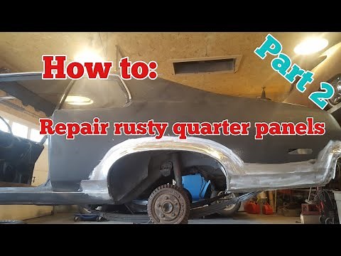 How to repair rusty quarter panels part 2