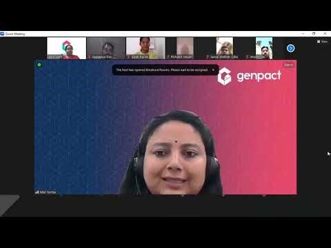 GENPACT ONLINE INTERVIEW FOR BANKING PROCESS WITH HUMAN RESOURCES