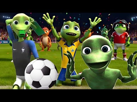 Dame Tu Cosita vs. Crazy Frog: The Ultimate Alien FIFA World Cup ⚽👽 2026 #ViduQ3