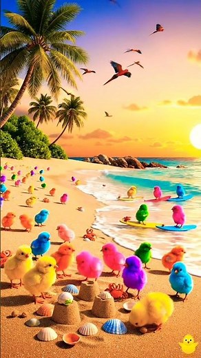 Tropical Ocean Island of the Baby Chicks”
