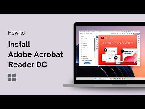 How to Install Adobe Acrobat Reader DC on Windows 11