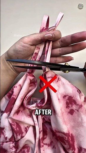 VIRAL Hack | How to Fix a Strap That Keeps Falling Off Your Shoulder #shorts #sewing #tipsntricks