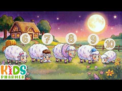 Numbers song 1-10 for kids | Counting Sheep sleep song | Bedtime Nursery Rhyme