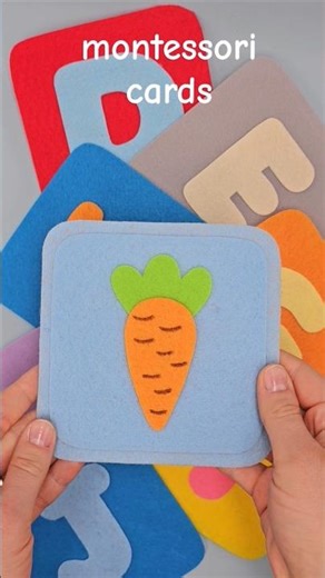 Easy Montessori DIY: Felt Alphabet Cards for Kids – No Sewing