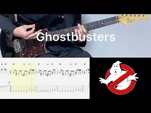 Ray Parker Jr. - Ghostbusters (guitar cover with tabs & chords)