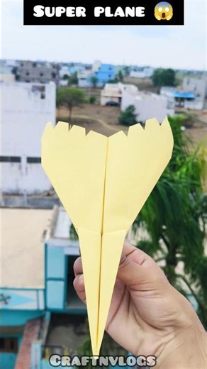 New Amazing Best Paper Airplane ✈️ Tutorial That Flies Far || How To Make #shorts #diy #origami