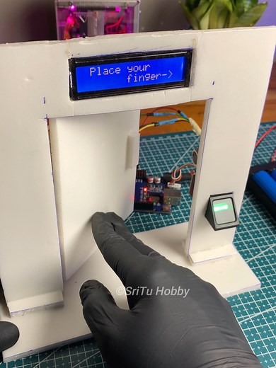 DIY Fingerprint Door Lock System with Arduino Tutorial