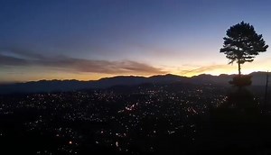 Early morning view of Baguio City as seen from Mt. Sto Tomas in Tuba, Benguet on Wednesday. | via Andy Zapata Jr. | Philippine Star