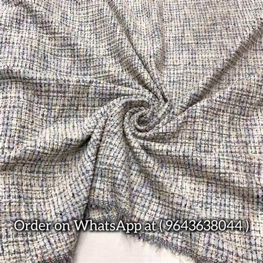 Aavarnam: The Bold Tweed Taking Over Fashion? #TweedFabric #EthnicStyle #trending #designerfabric