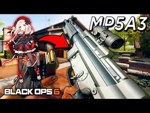 Aggressive Tactical MP5A3 Loadout from Girl's Frontline in Black Ops 6 Multiplayer