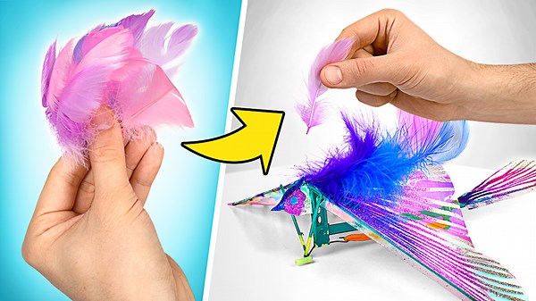 How to Make Shiny Flying Bird With Mechanism