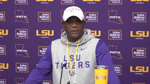 Ed Orgeron says he’d ‘love’ to return as LSU head coach after Brian Kelly’s firing