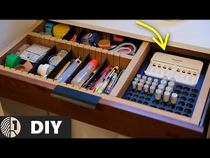 A Drawer with Built-In Power | Eneloop Charger Storage DIY