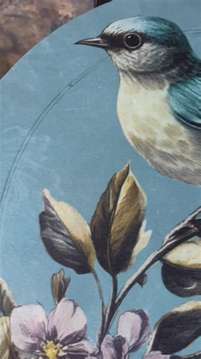 From Old Table to Stunning Art Piece | Bird Decoupage Furniture Transformation