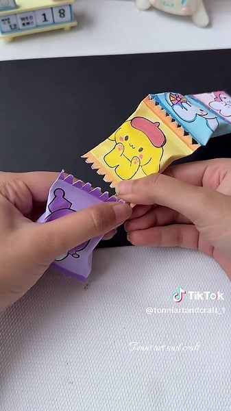 DIY paper candy 🍬 #tonniartandcraft #diy #craft #love