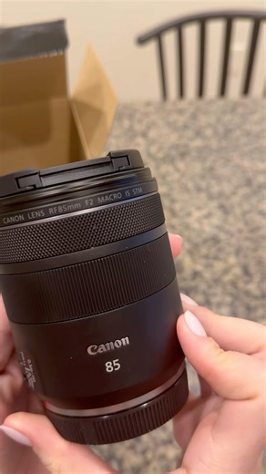 Canon RF 85mm Macro Unboxing | Portrait + Macro Lens #shorts #canonrf #unboxing ‪@CanonUSA‬