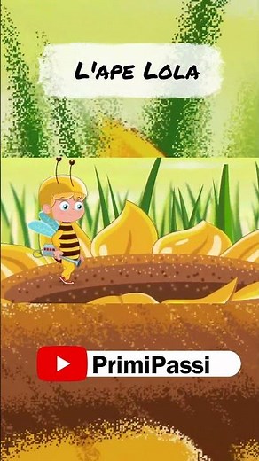 L'ape Lola #corto canzoni per bambini ( canzoni delle api per bambini Primi Passi TV )