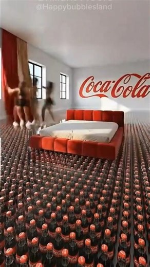 I Decorated My Room With Coca-Cola!” #cocacola