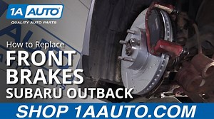 How to Replace Front Brakes 2005-13 Subaru Outback