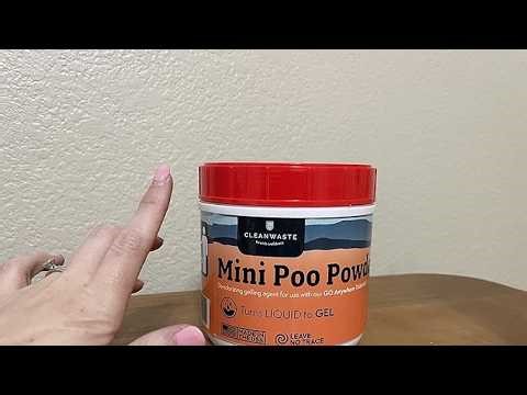 What I noticed about this poo powder hiking camping gear