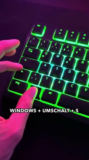 Abspeichern: So skalierst du mit der Windows Taste komplett #windows11