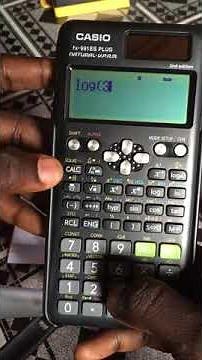 How to solve for X in logarithmic equation using the Casio fx-991 ES PLUS scientific calculator