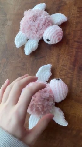 Mini Fuzzy Crochet Turtle Pattern - Etsy