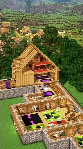 Easy Starter House Tutorial🏠 - Link in Bio #minecraft