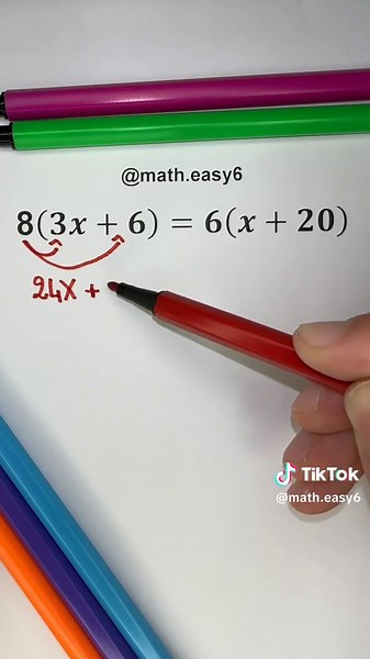 équations mathématiques 1ère degré 📚➕✖➗#mathematics #math #maths #mathématiques #student #prof #college
