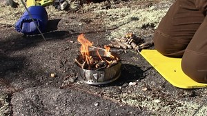 Vegetable steamer wood stove cooking: What works best outdoors