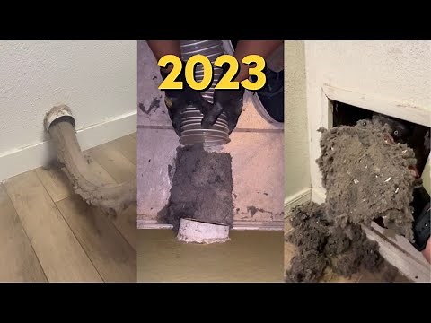 Videos that make you want to clean your dryer vent: Best of 2023 cleaning compilation
