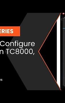 Zebra TC8000/TC8300 Radio - How to Locate, Setup, & Configure Fusion