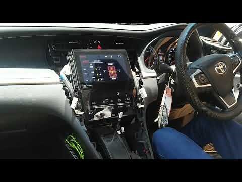 How to open dashboard for Toyota Harrier 2016